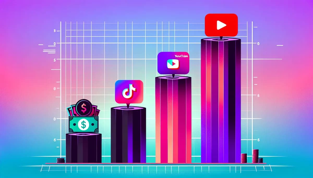 Comparativo 2026: quanto TikTok, YouTube e Instagram realmente pagam aos seus criadores