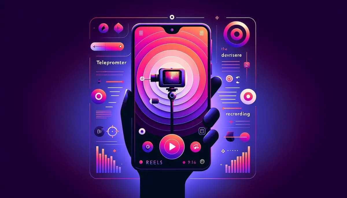 Instagram Reels teleponto nativo 2026 ferramenta integrada criação vídeo guião scroll comparativo Teleprompt+ BIGVU poupança criadores