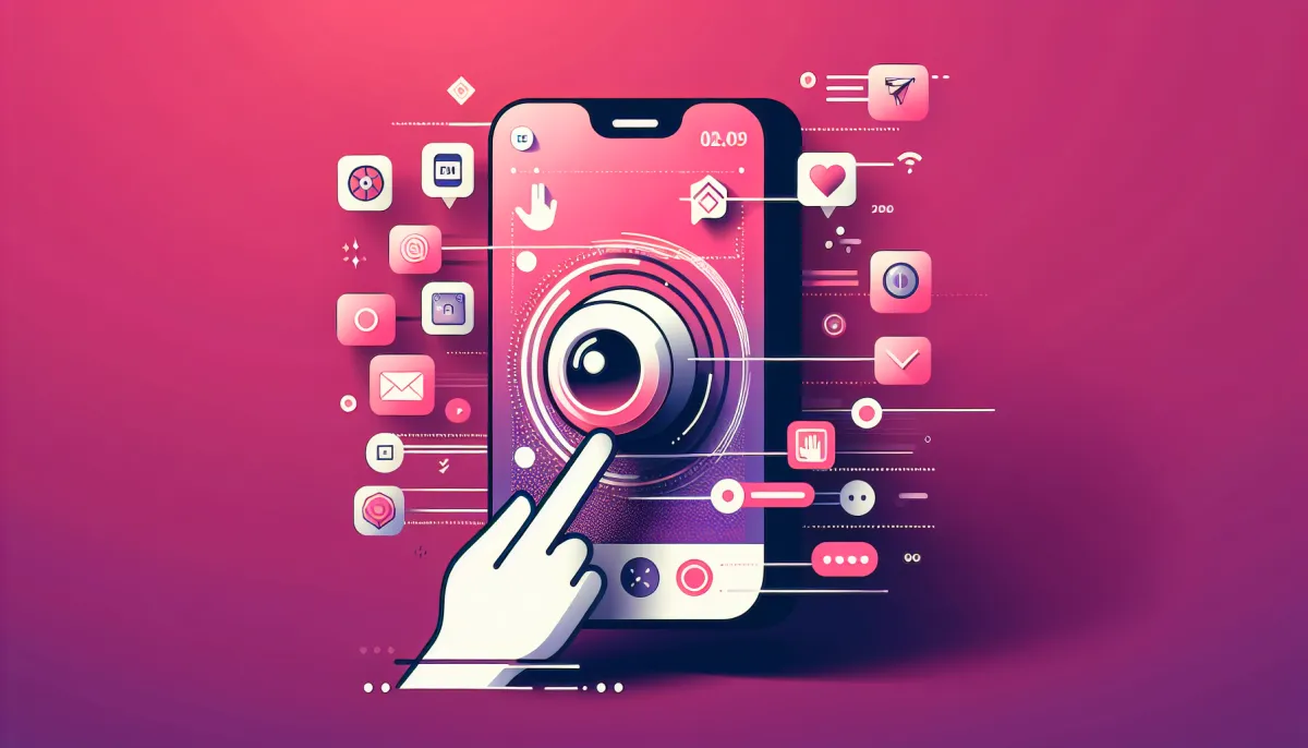 Câmera de Instagram Reels mostrando o novo ícone de teleprompter ativado em abril 2026