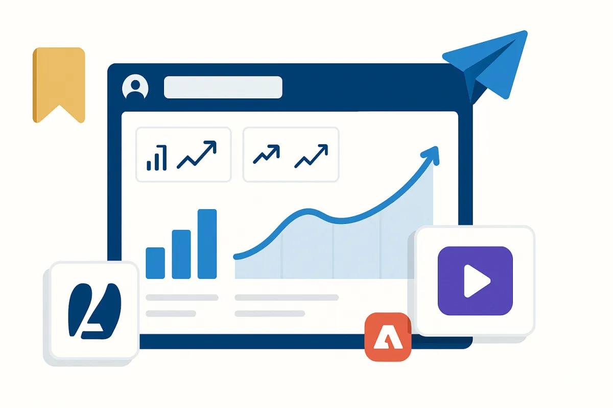 LinkedIn Pack Criadores 2026: KPI Saves, Sends, Video Covers, Adobe